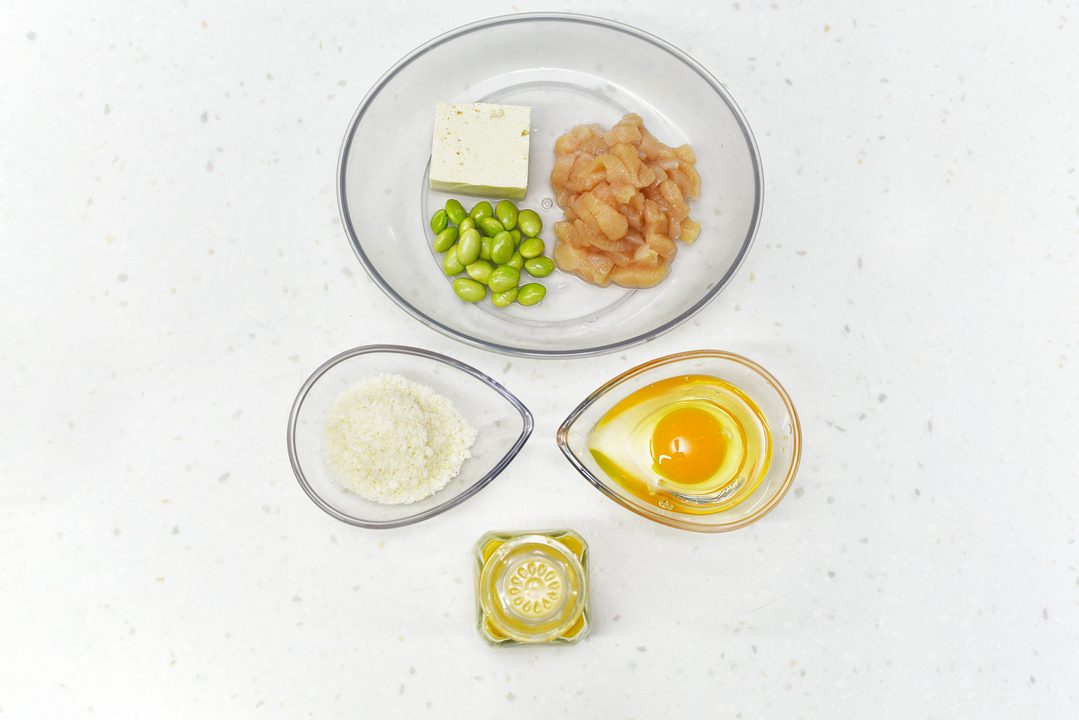 香煎雞肉豆腐排