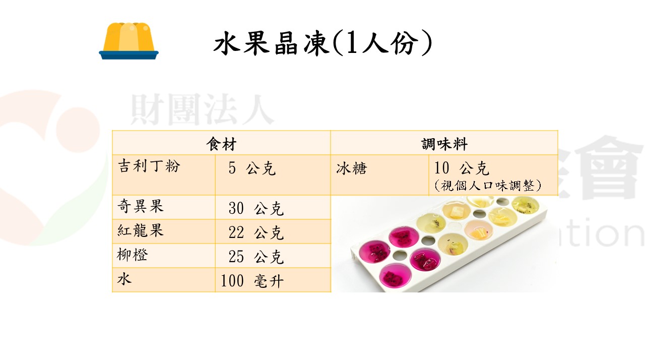 水果晶凍作法