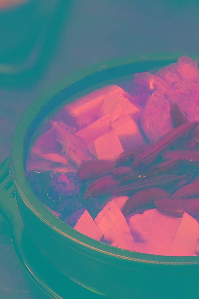 蔬菜五行豆腐鍋